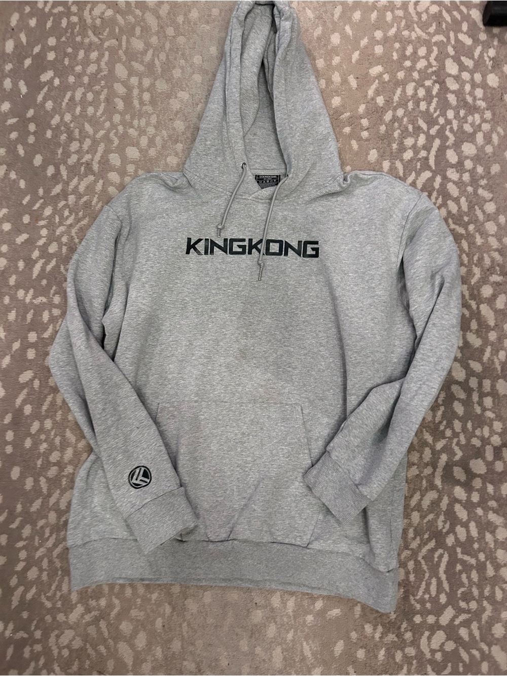 Men's Gray Hoodie Sweatshirt